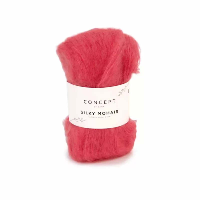Silky Mohair Farbe 111 Anemone