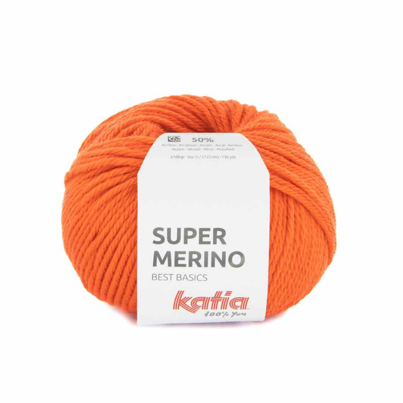 Super Merino Farbe 46 tieforange