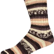 Supersocke 392 Alpaka Color Farbe 3219 beige-braun