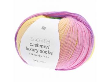 Superba Cashmeri Luxury Socks 4f. rainbow, 027