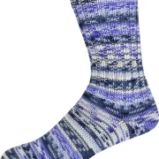 Supersocke 407, Merino, 8f. Farbe 3321 natur-blau