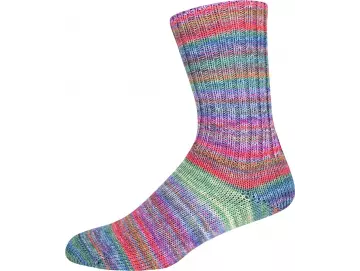 Supersocke Sort. 400 Lambro Color, Farbe 3276 rot-bunt