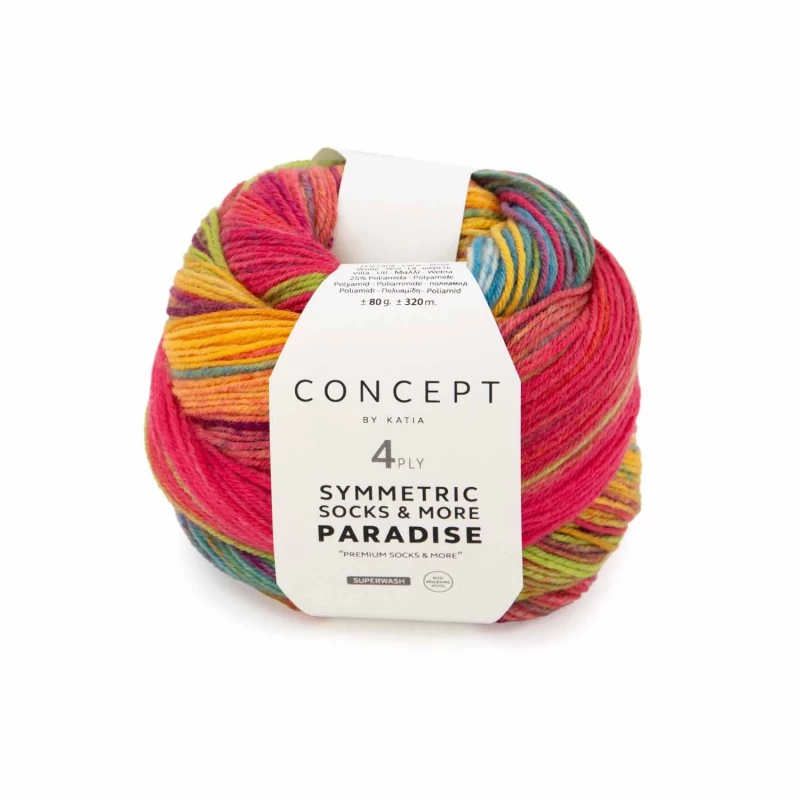 Symmetric socks & more Paradise Farbe 42 braun-rot-schwarz