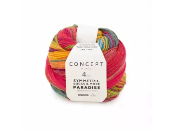 Symmetric socks & more Paradise Farbe 42 braun-rot-schwarz