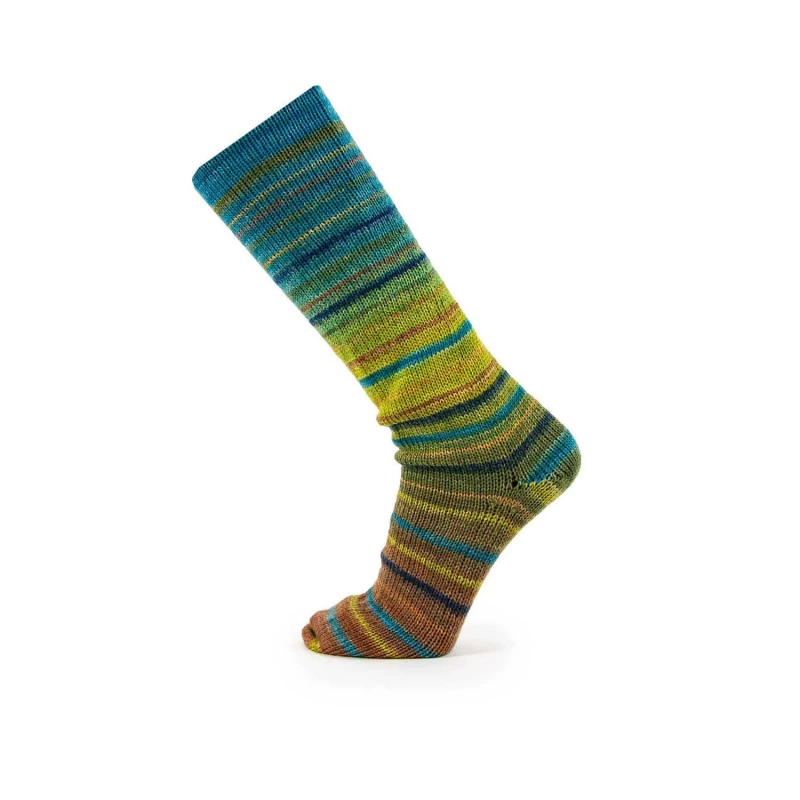 Symmetric socks & more Paradise Farbe 43 ocker-grün-blau