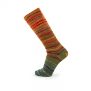 Symmetric socks & more Paradise Farbe 44 braun-grün-orange