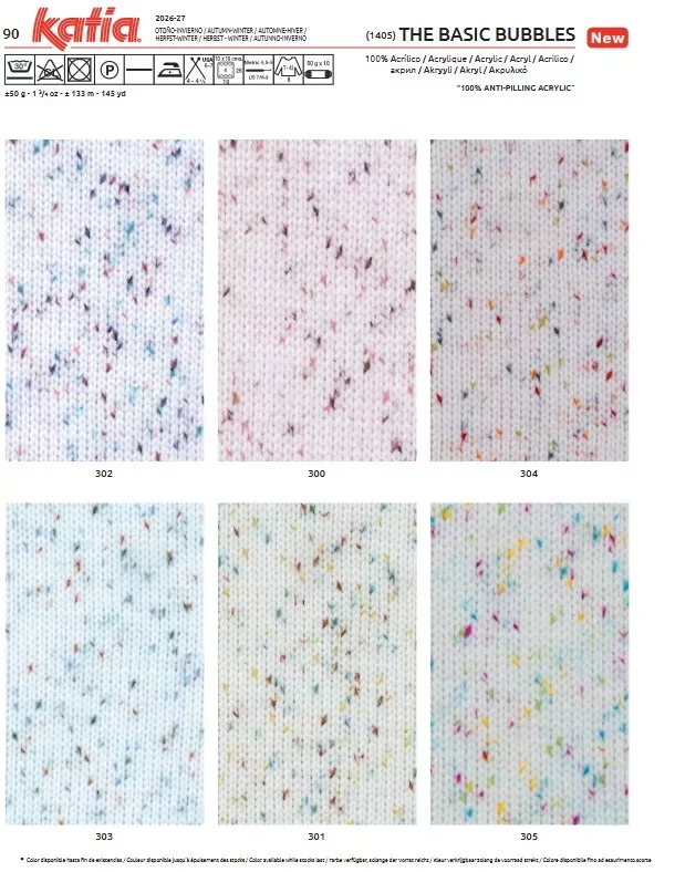 The Basic Bubbles Farbe 303 blau-hellblau-camel