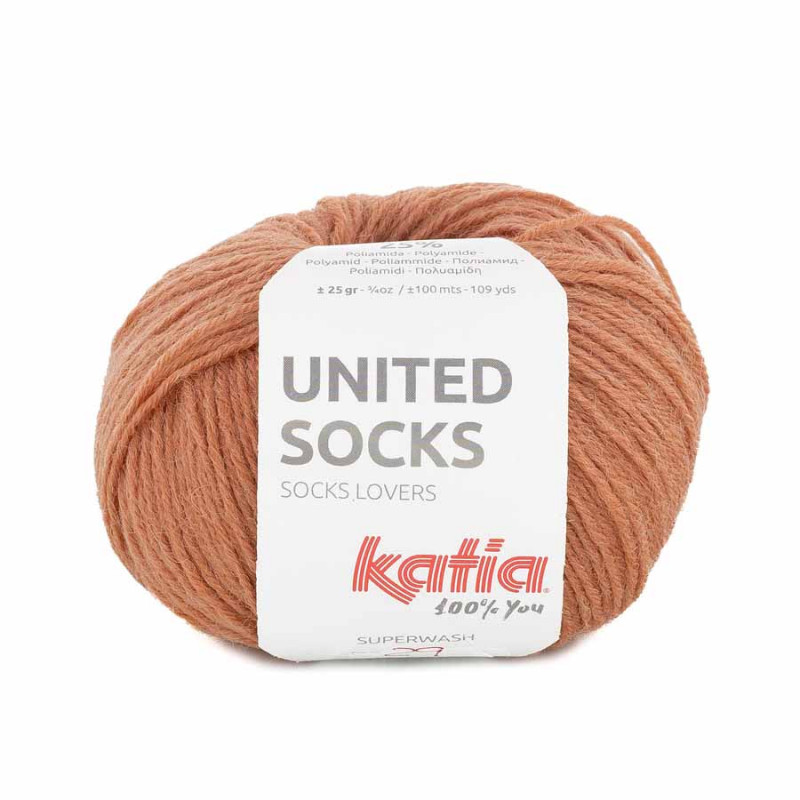 United Socks Farbe 29 lelles Lachsrot