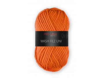 Wash Filz uni Farbe 127 orange