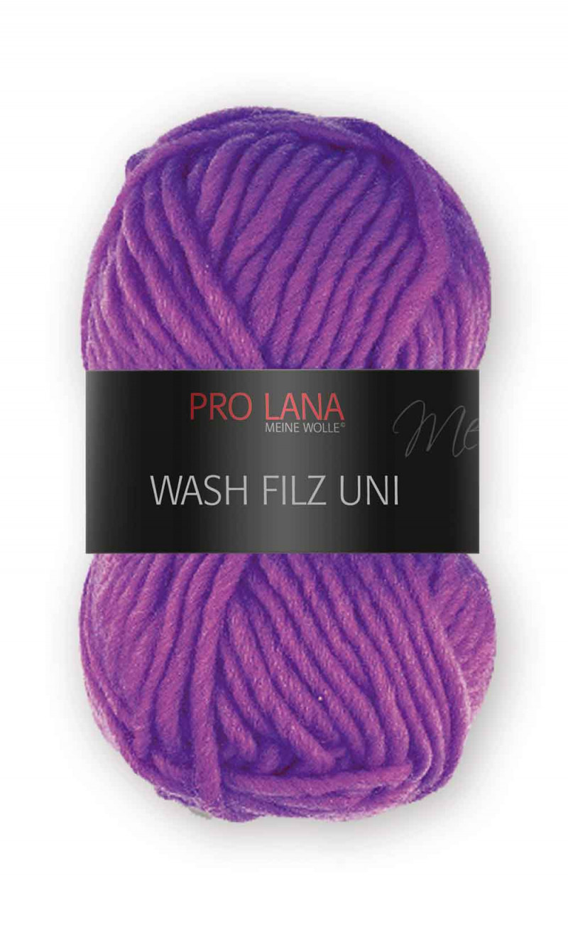 Wash Filz uni Farbe 147 violett