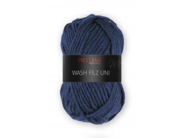 Wash Filz uni Farbe 150 dunkelblau