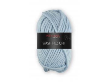 Wash Filz uni Farbe 156 hellblau